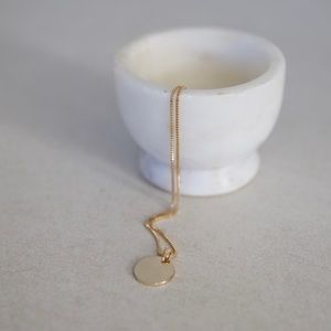 Blanc + Rosé | Preppy Circle Pendant